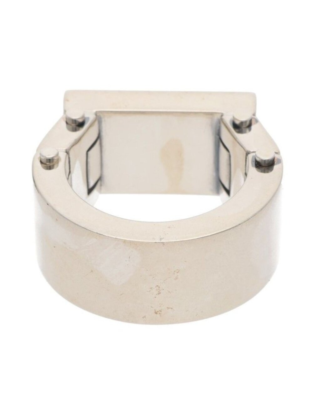 Bottega Veneta Bolt Silver Ring